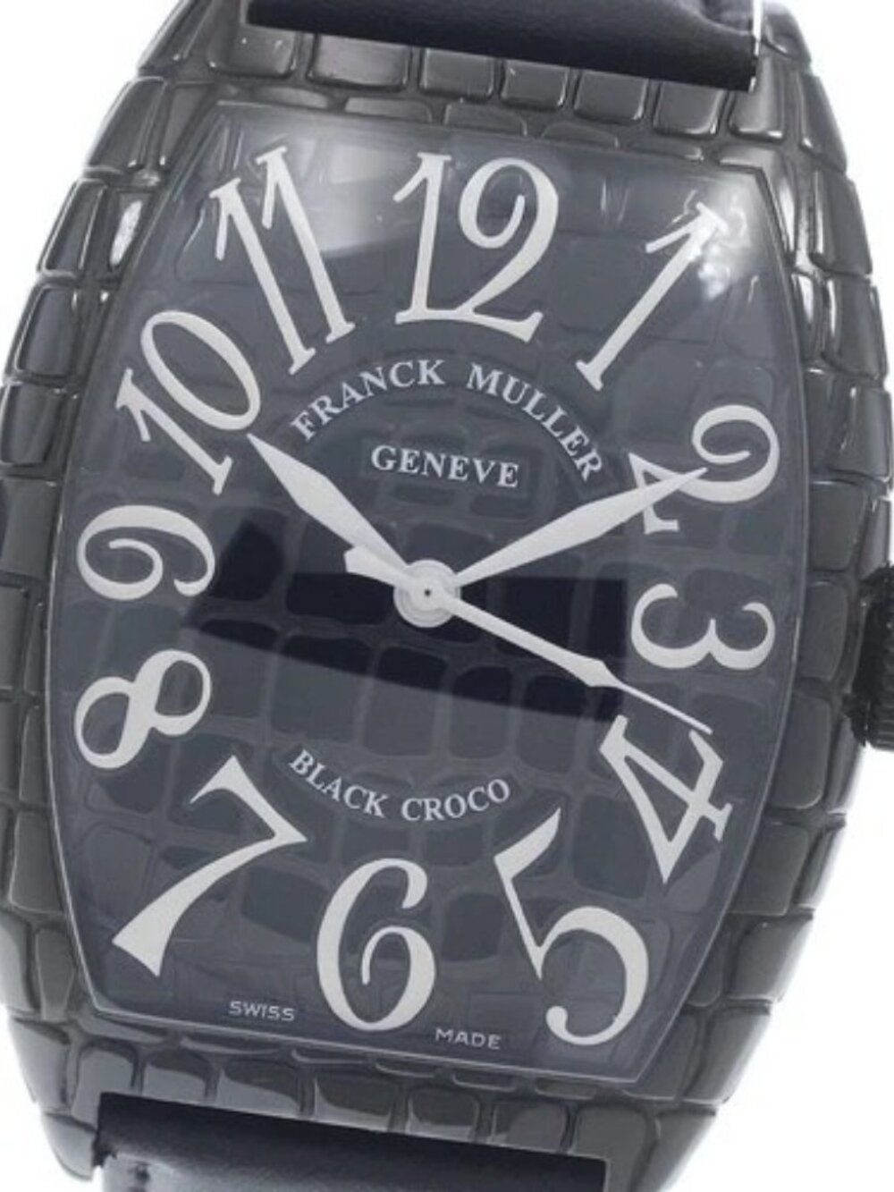 FRANCK MULLER Tonneau Carbex Black Croco 9880SCBLKCRO Automatic Men's_959727